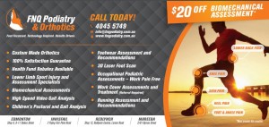 FNQ podiatry discount flyer